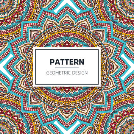 luxury ornamental mandala design backgroundのイラスト素材