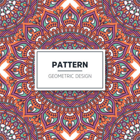 luxury ornamental mandala design backgroundのイラスト素材