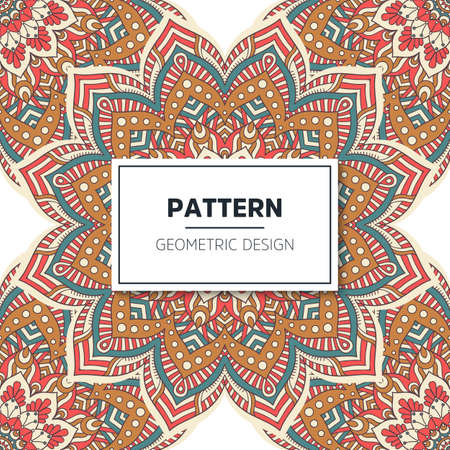 luxury ornamental mandala design backgroundのイラスト素材