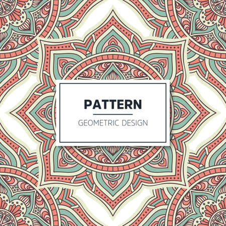 luxury ornamental mandala design backgroundのイラスト素材