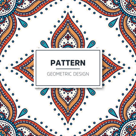 luxury ornamental mandala design backgroundのイラスト素材