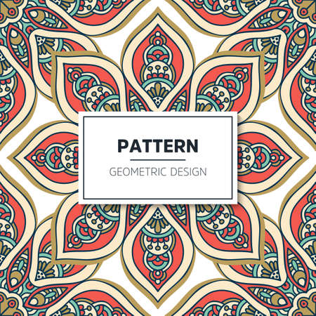 luxury ornamental mandala design backgroundのイラスト素材