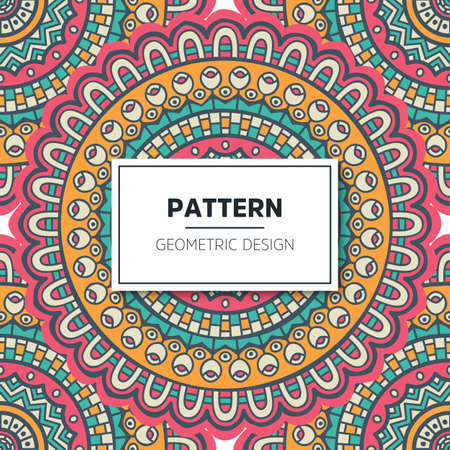 luxury ornamental mandala design backgroundのイラスト素材