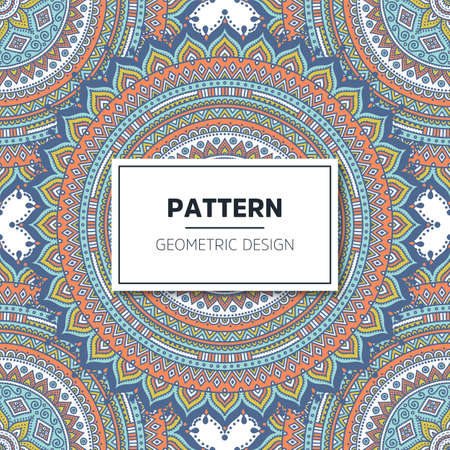 luxury ornamental mandala design backgroundのイラスト素材