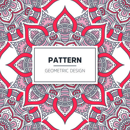 luxury ornamental mandala design backgroundのイラスト素材
