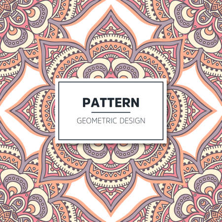luxury ornamental mandala design backgroundのイラスト素材