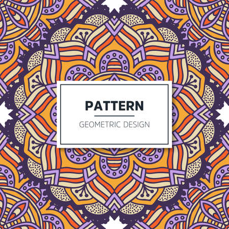 luxury ornamental mandala design backgroundのイラスト素材