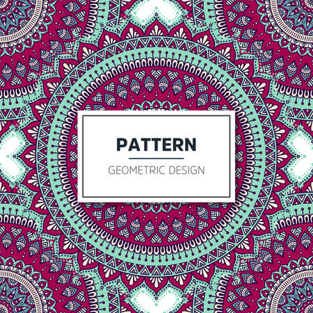 luxury ornamental mandala design backgroundのイラスト素材