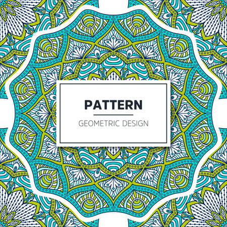 luxury ornamental mandala design backgroundのイラスト素材