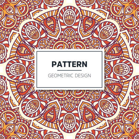 luxury ornamental mandala design backgroundのイラスト素材