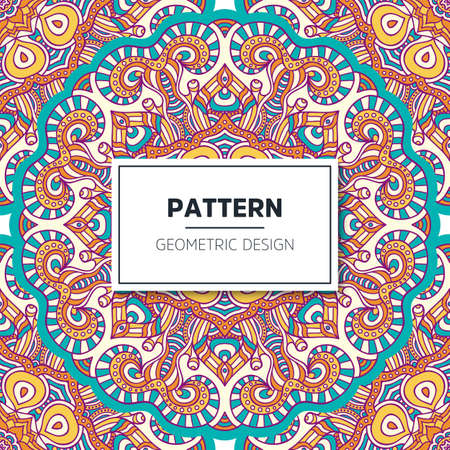 luxury ornamental mandala design backgroundのイラスト素材