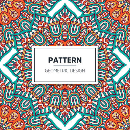 luxury ornamental mandala design backgroundのイラスト素材