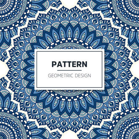 luxury ornamental mandala design backgroundのイラスト素材