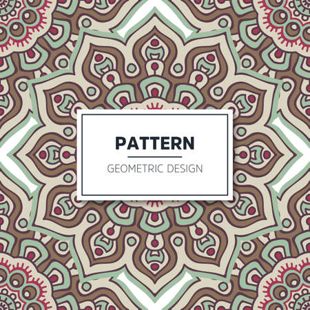 luxury ornamental mandala design backgroundのイラスト素材