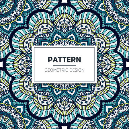 luxury ornamental mandala design backgroundのイラスト素材