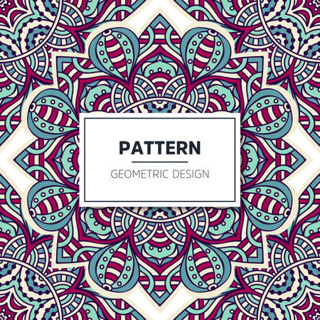 luxury ornamental mandala design backgroundのイラスト素材