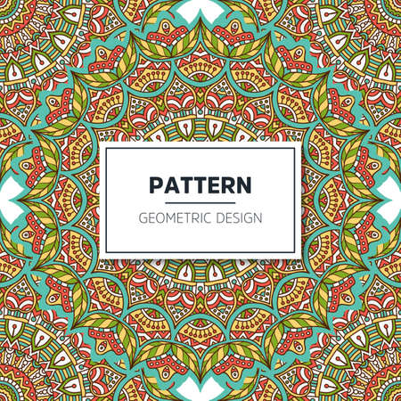 luxury ornamental mandala design backgroundのイラスト素材