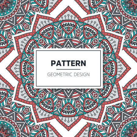 luxury ornamental mandala design backgroundのイラスト素材