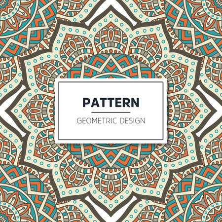 luxury ornamental mandala design backgroundのイラスト素材