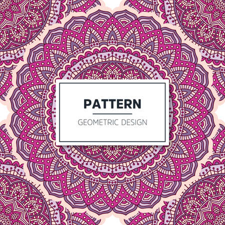 luxury ornamental mandala design backgroundのイラスト素材