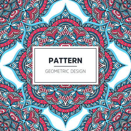 luxury ornamental mandala design backgroundのイラスト素材