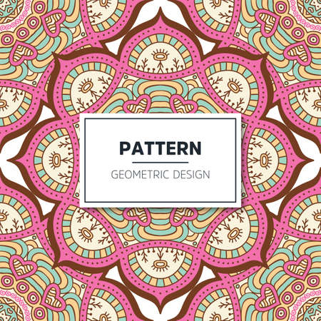 luxury ornamental mandala design backgroundのイラスト素材