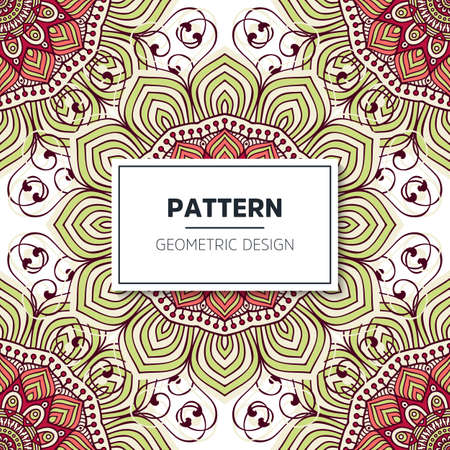 luxury ornamental mandala design backgroundのイラスト素材