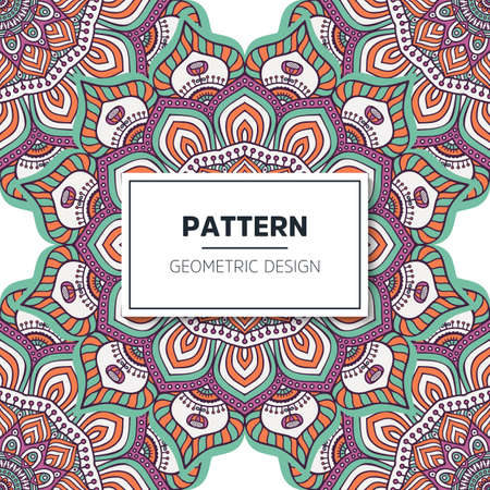 luxury ornamental mandala design backgroundのイラスト素材