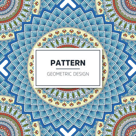 luxury ornamental mandala design backgroundのイラスト素材