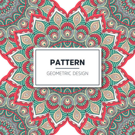 luxury ornamental mandala design backgroundのイラスト素材