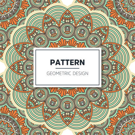 luxury ornamental mandala design backgroundのイラスト素材