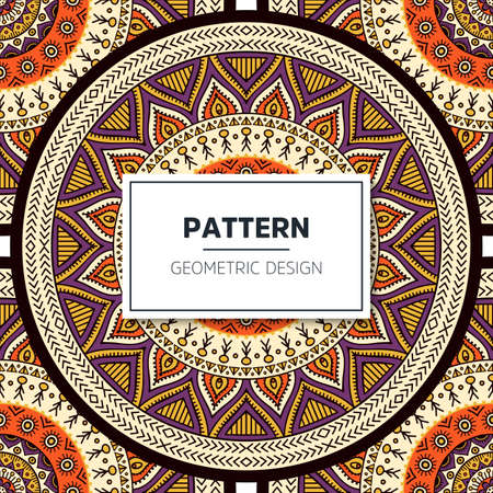 luxury ornamental mandala design backgroundのイラスト素材
