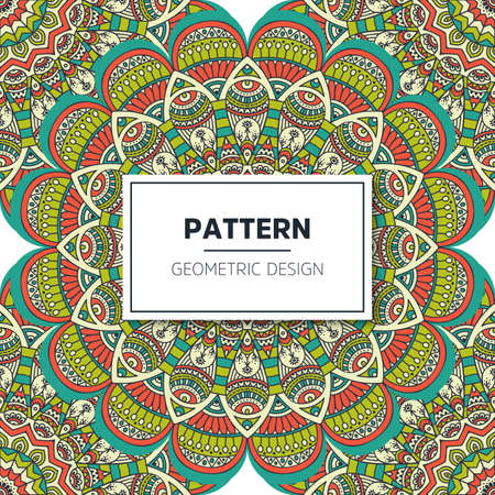 luxury ornamental mandala design backgroundのイラスト素材