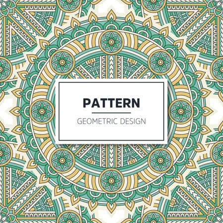 luxury ornamental mandala design backgroundのイラスト素材