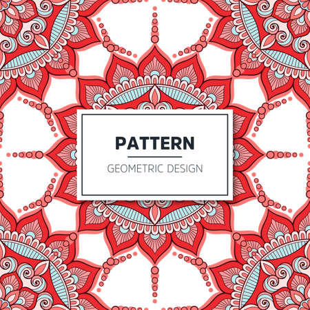 luxury ornamental mandala design backgroundのイラスト素材