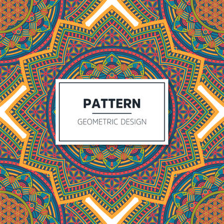 luxury ornamental mandala design backgroundのイラスト素材