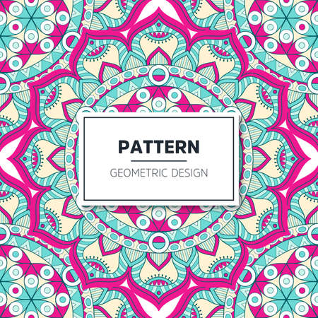 luxury ornamental mandala design backgroundのイラスト素材