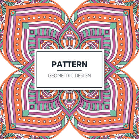 luxury ornamental mandala design backgroundのイラスト素材