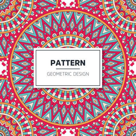 luxury ornamental mandala design backgroundのイラスト素材