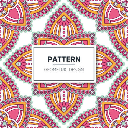 luxury ornamental mandala design backgroundのイラスト素材