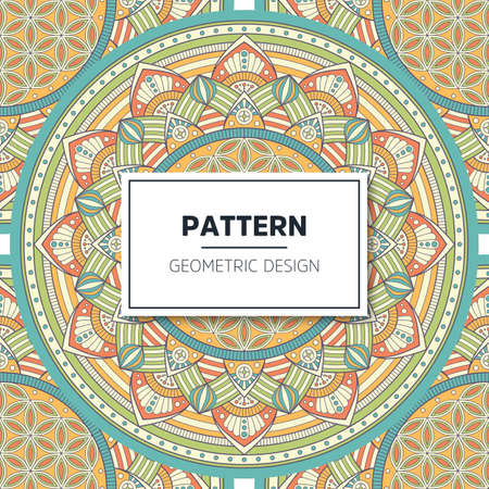 luxury ornamental mandala design backgroundのイラスト素材