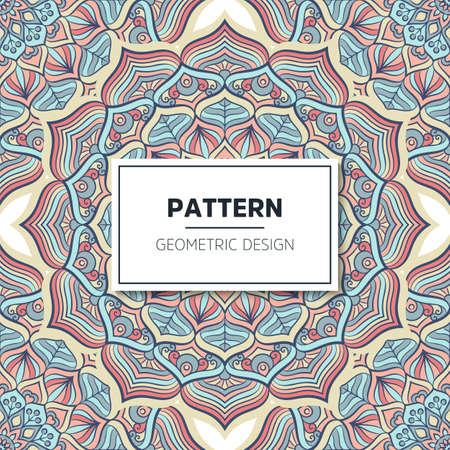 luxury ornamental mandala design backgroundのイラスト素材