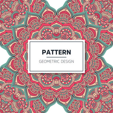 luxury ornamental mandala design backgroundのイラスト素材