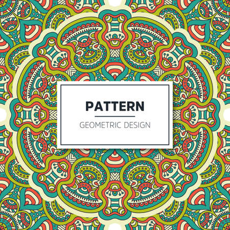 luxury ornamental mandala design backgroundのイラスト素材
