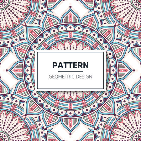 luxury ornamental mandala design backgroundのイラスト素材