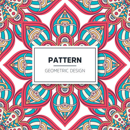 luxury ornamental mandala design backgroundのイラスト素材