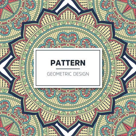 luxury ornamental mandala design backgroundのイラスト素材