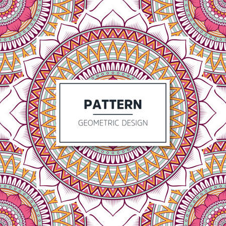luxury ornamental mandala design backgroundのイラスト素材