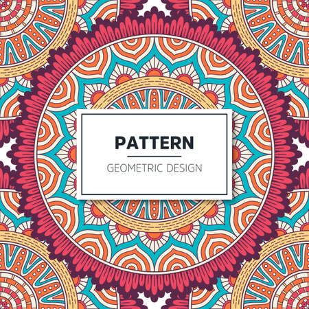 luxury ornamental mandala design backgroundのイラスト素材