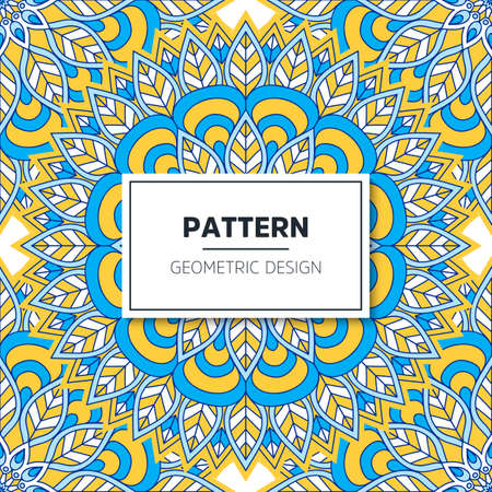 luxury ornamental mandala design backgroundのイラスト素材